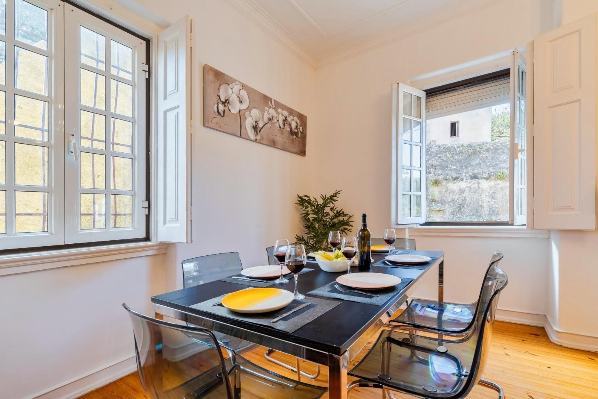 A Casa Amarela De Sintra Apartment Luaran gambar
